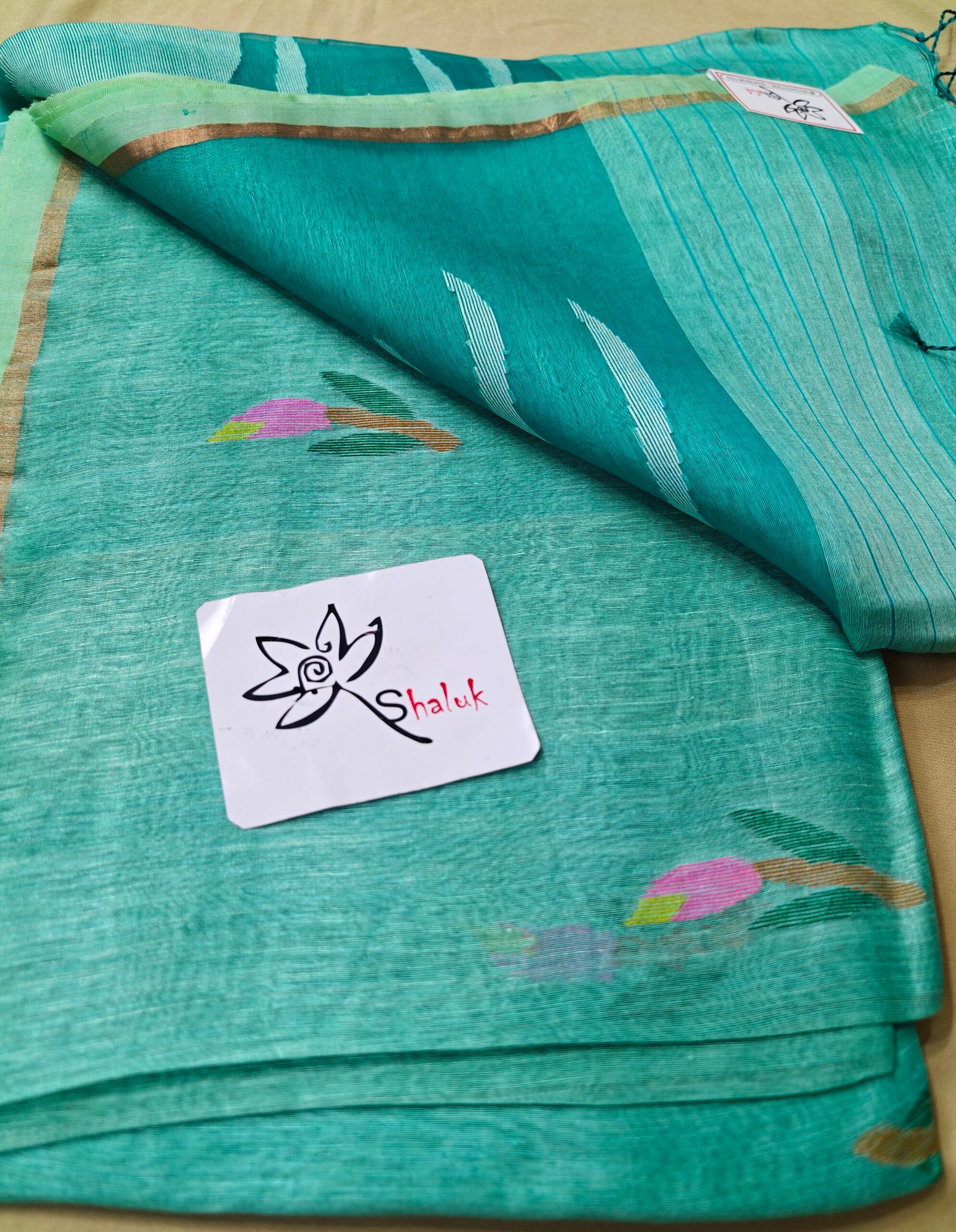 Silk Linen Jamdani - Image 4