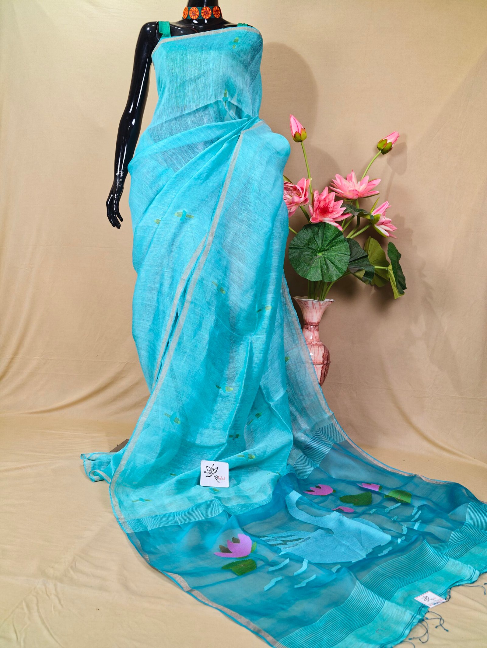 Silk Linen Jamdani