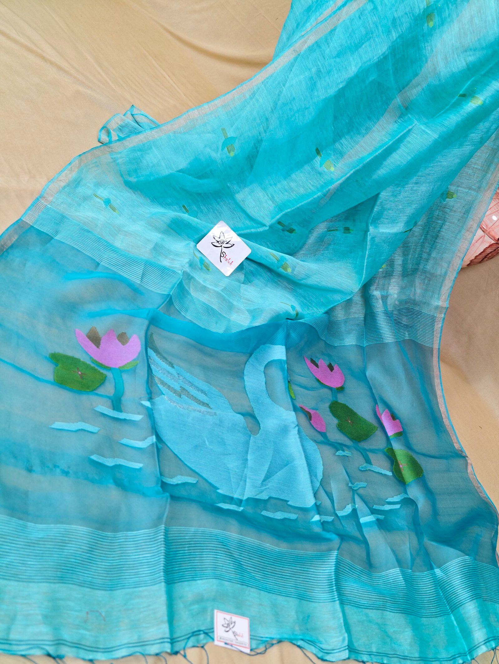 Silk Linen Jamdani - Image 3