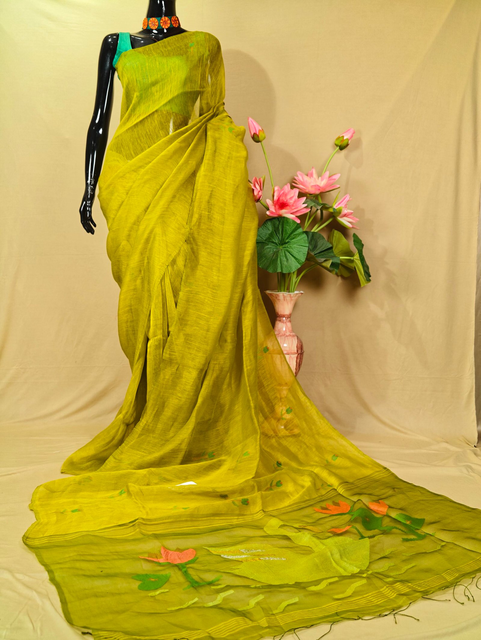 Silk Linen Jamdani
