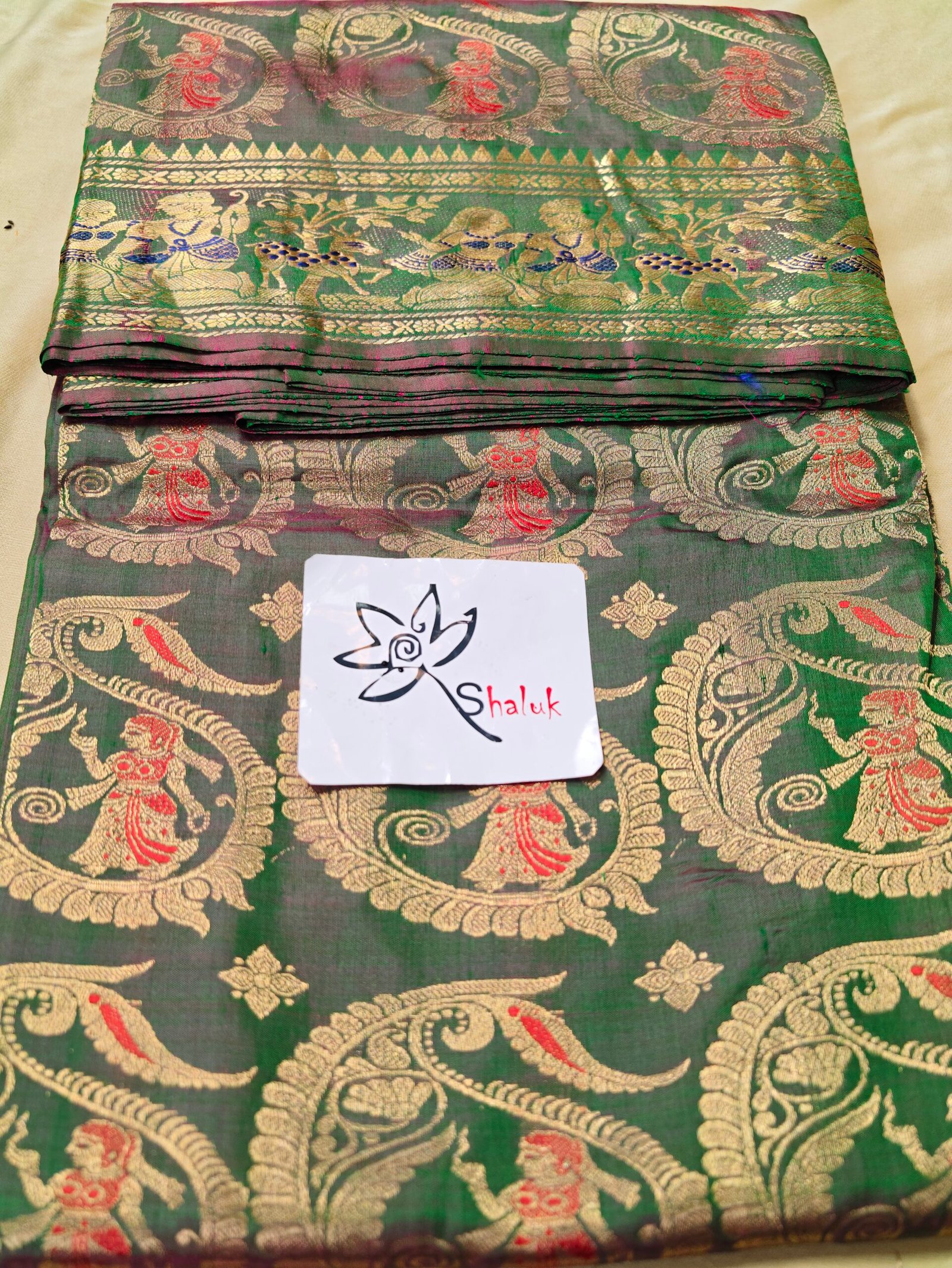Pure Swarnachuri Saree - Image 5