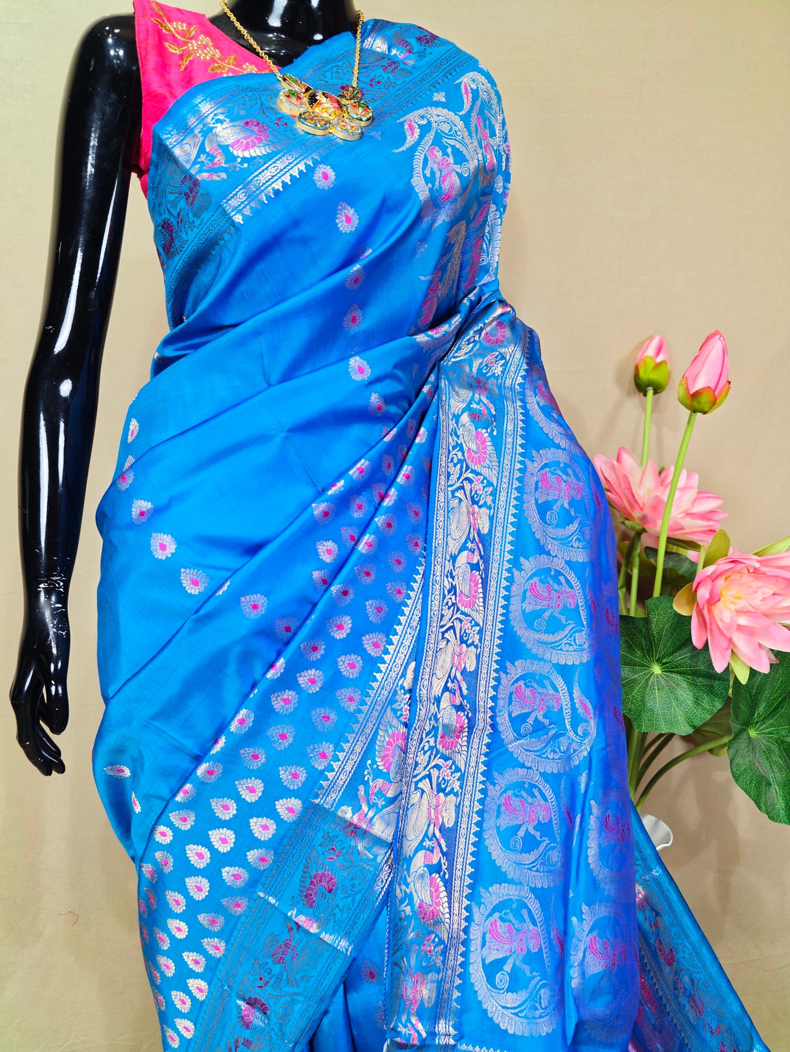 Pure Swarnachuri Saree - Image 2
