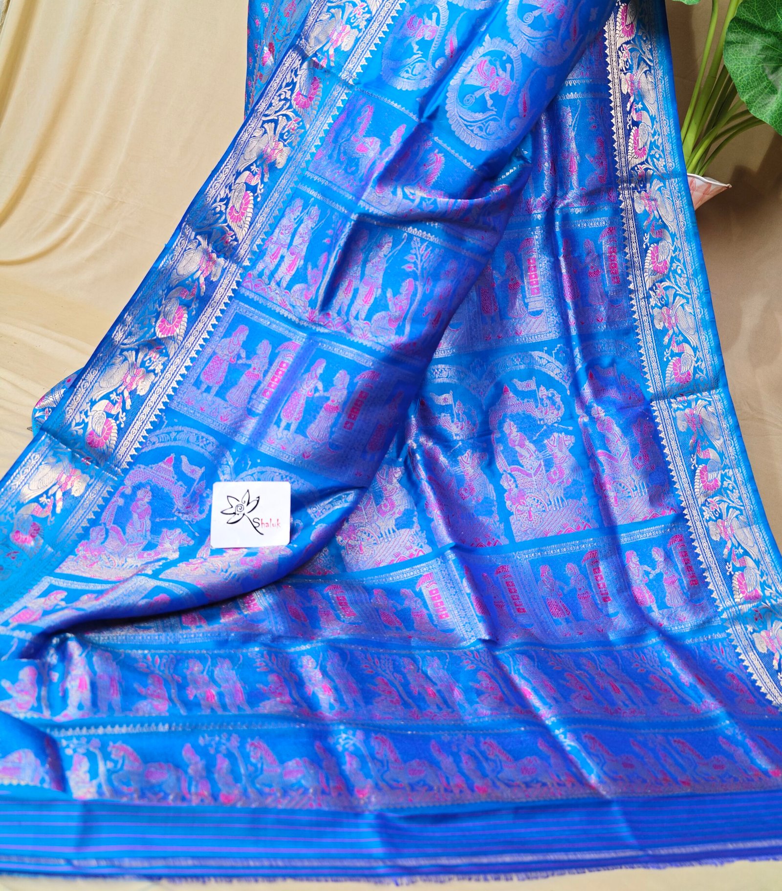 Pure Swarnachuri Saree - Image 3