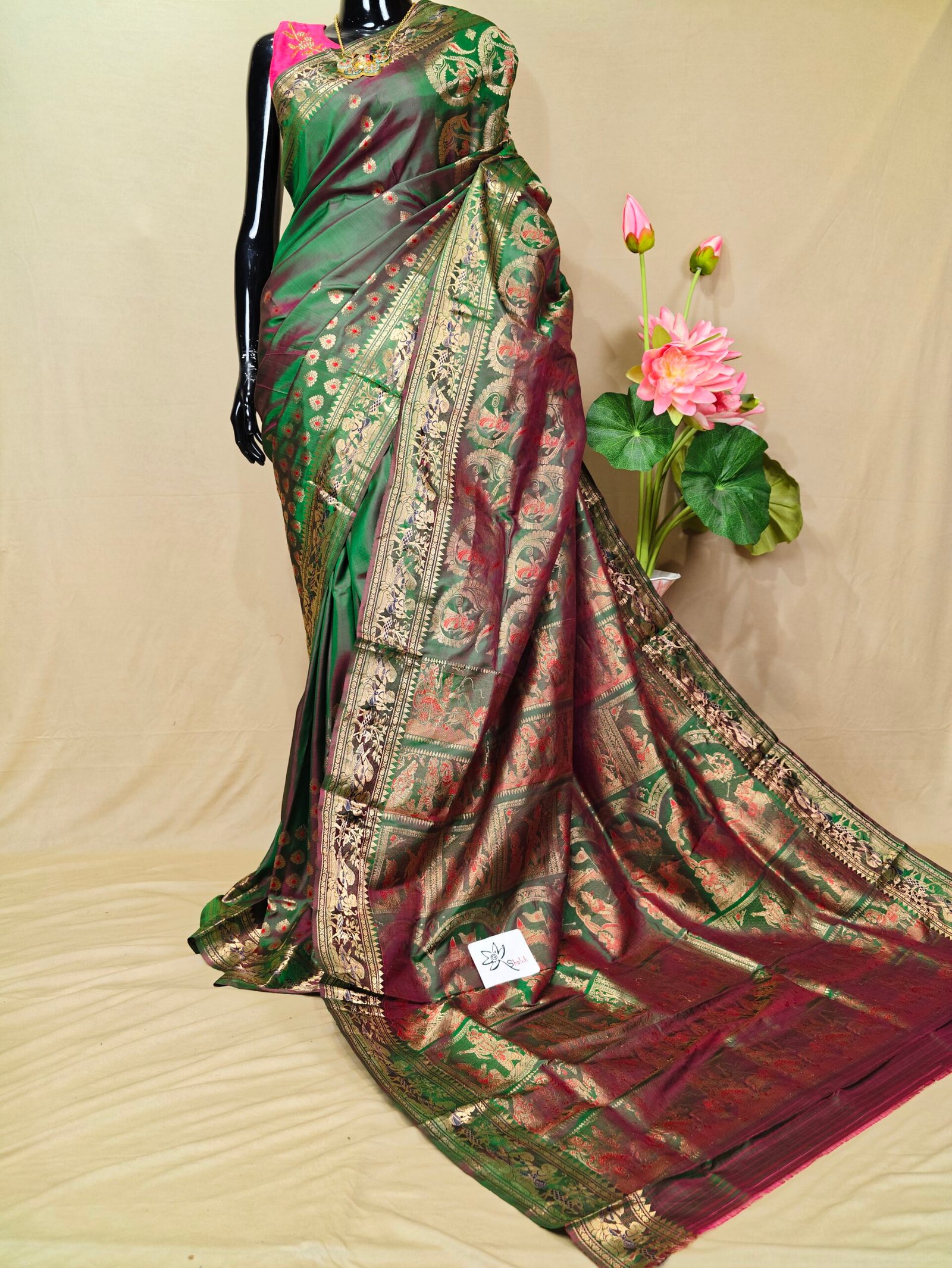 Pure Swarnachuri Saree