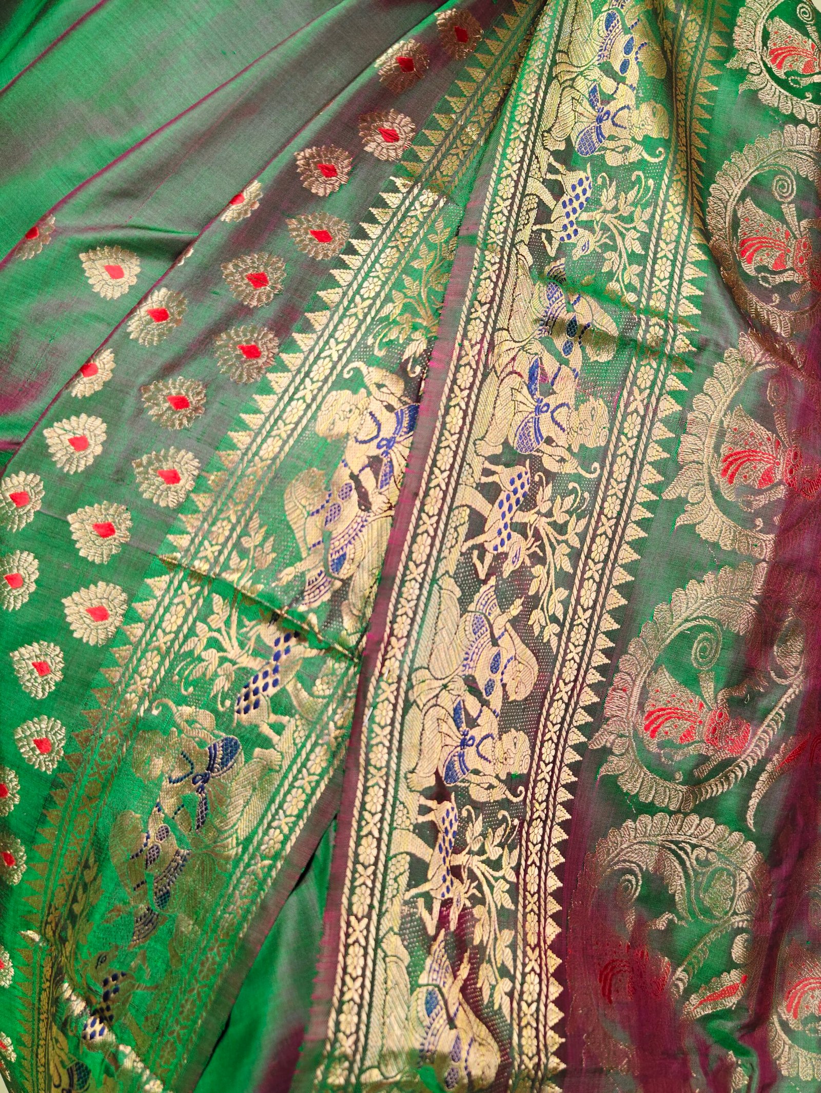 Pure Swarnachuri Saree - Image 3