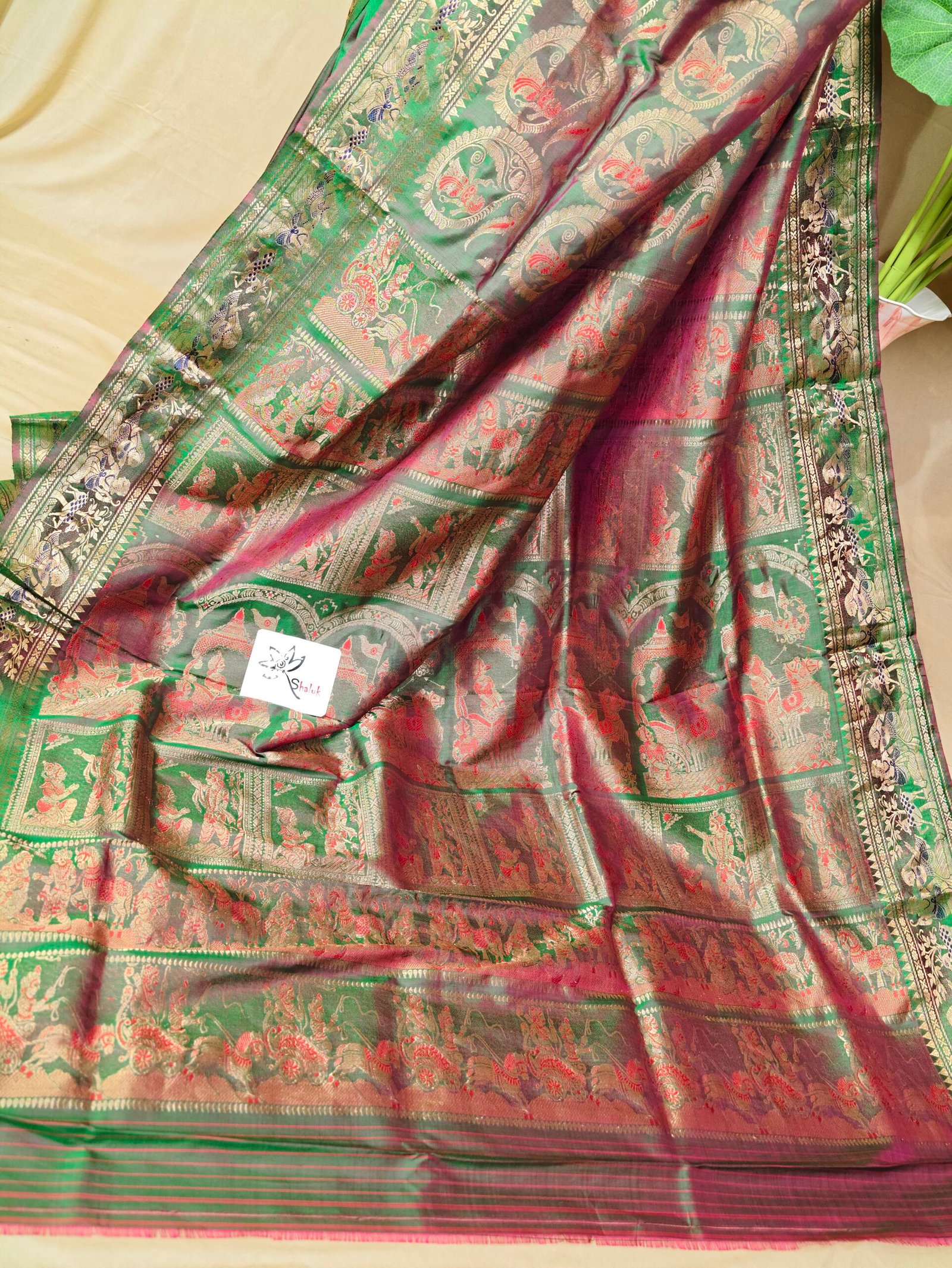 Pure Swarnachuri Saree - Image 4