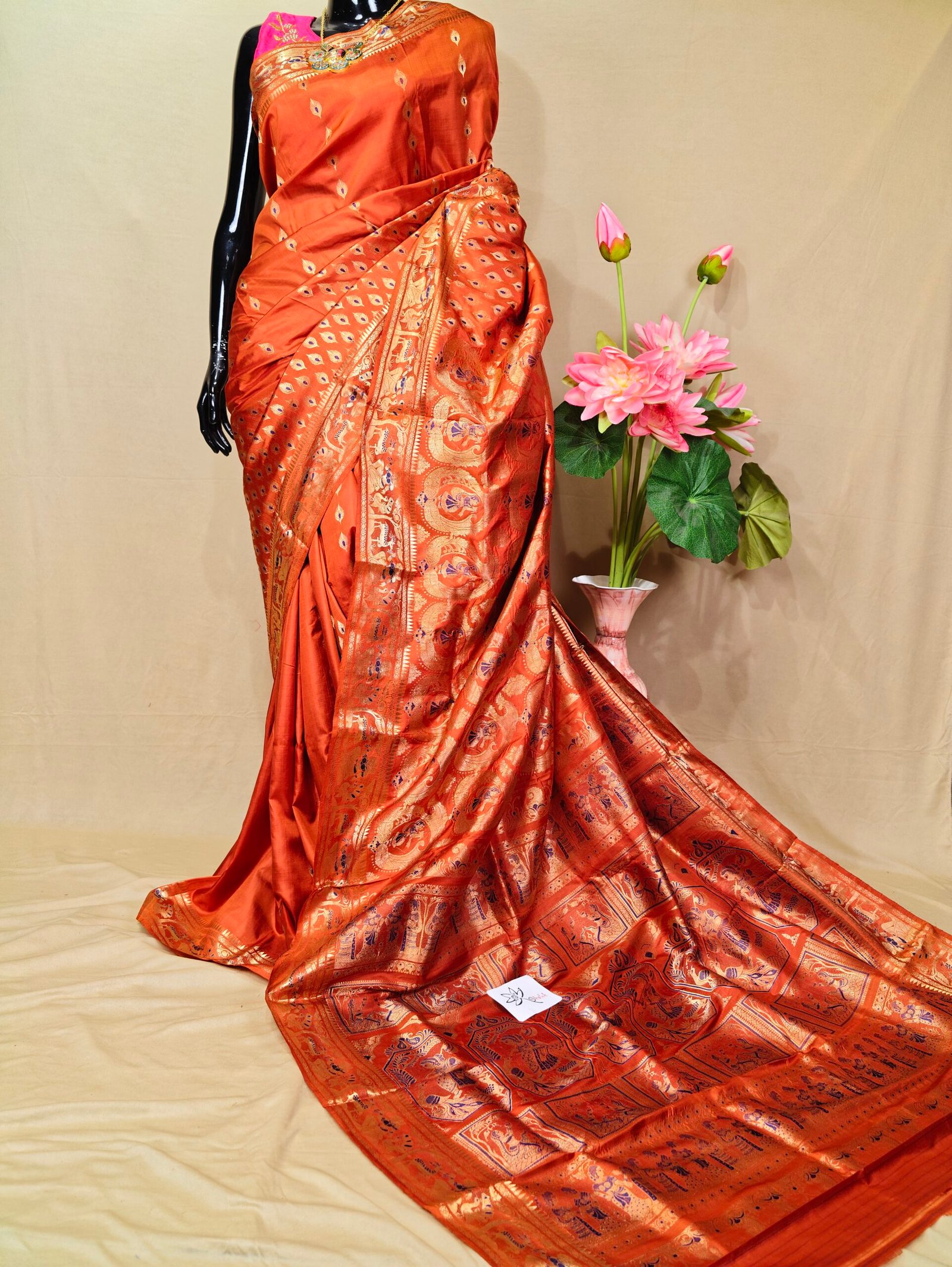 Pure Swarnachuri Saree