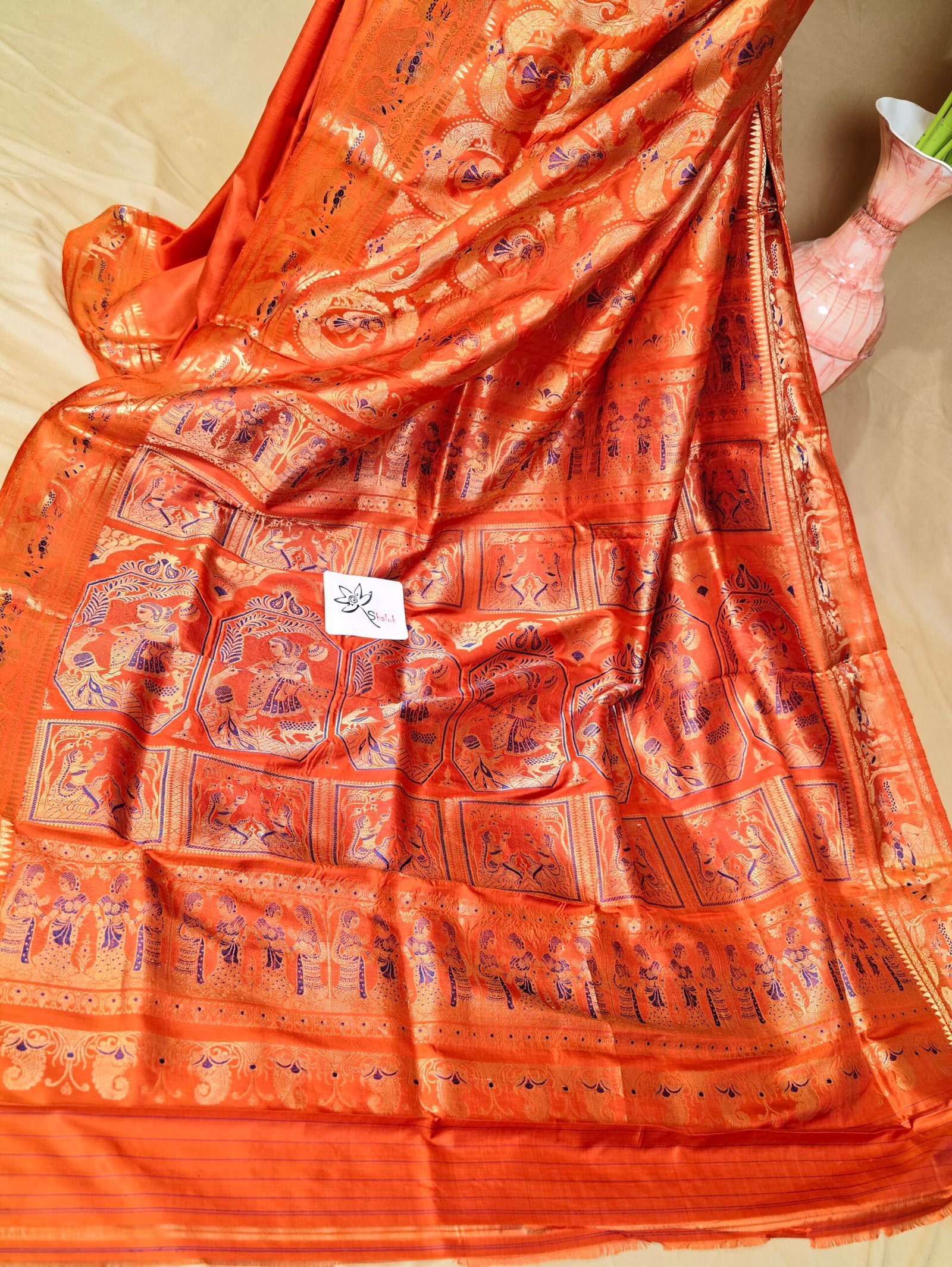Pure Swarnachuri Saree - Image 4