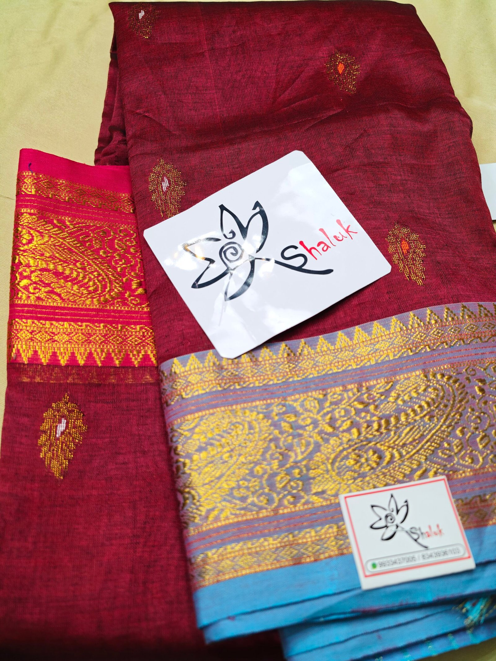Handloom Mark Bengal Katan - Image 4
