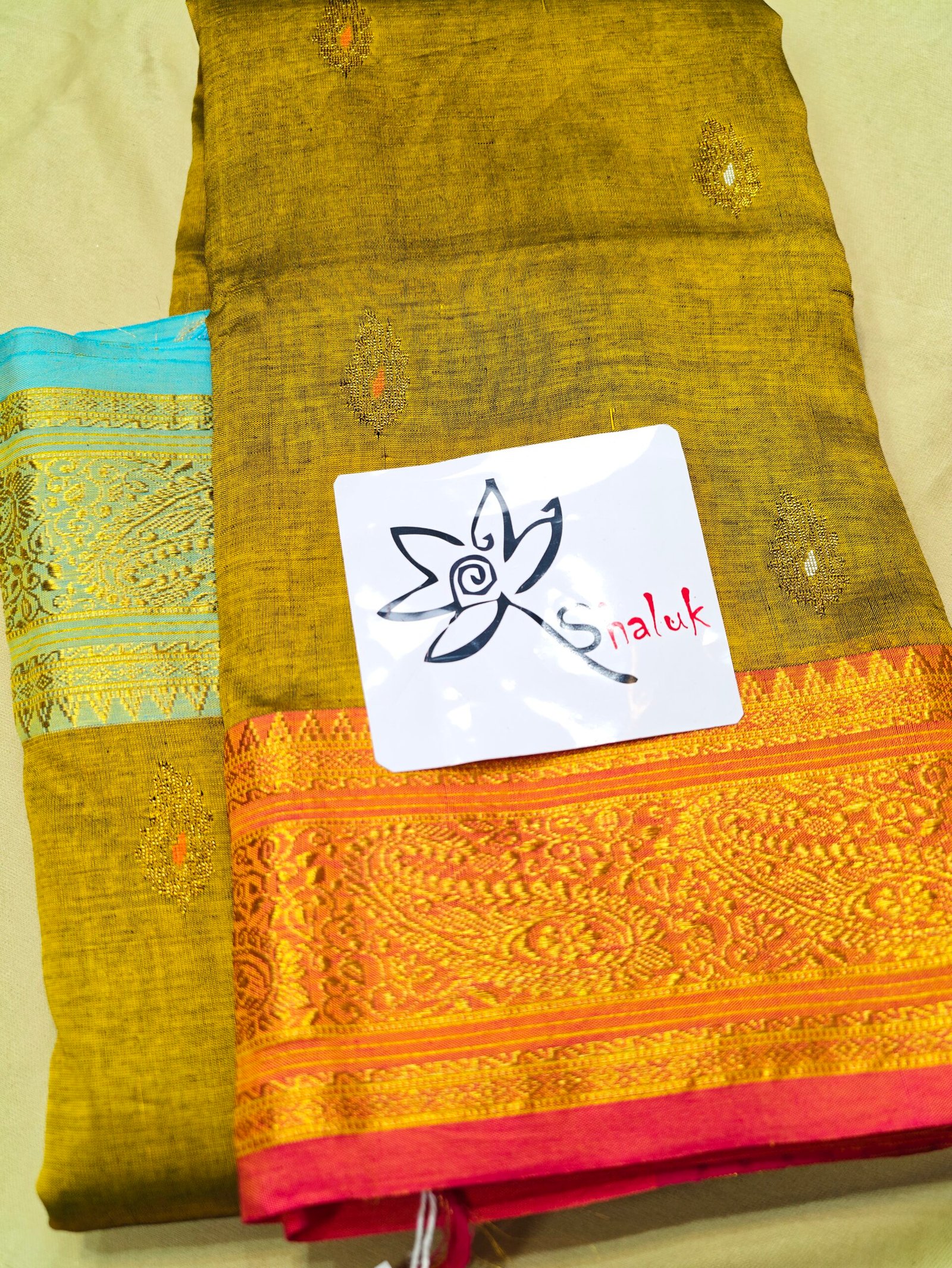 Handloom Mark Bengal Katan - Image 4