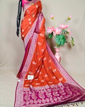 Crepe Khaddi Saree