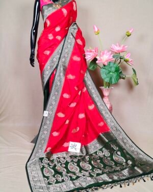 Crepe Khaddi Saree