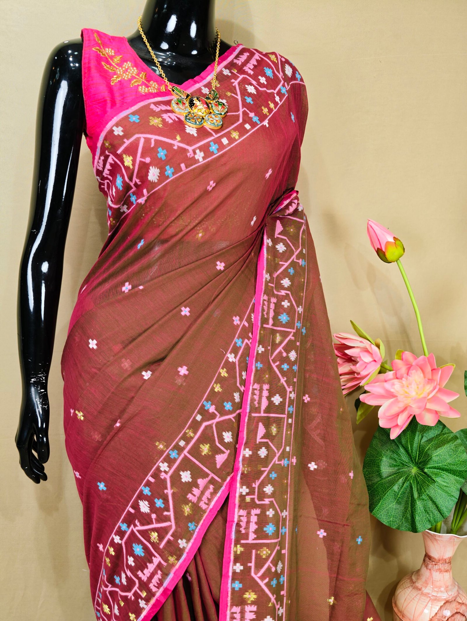 Mul Cotton Jamdani - Image 2