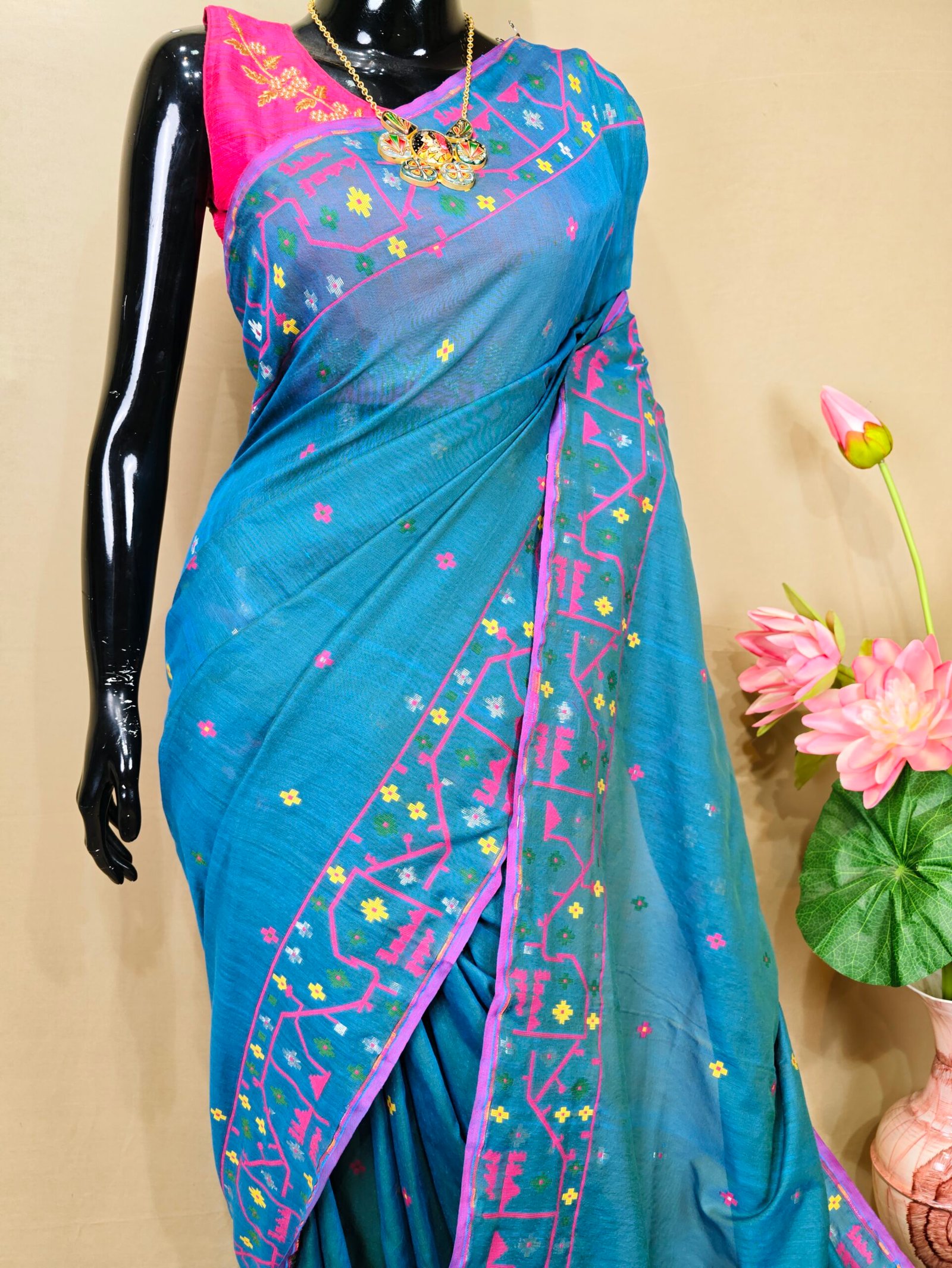 Mul Cotton Jamdani - Image 2