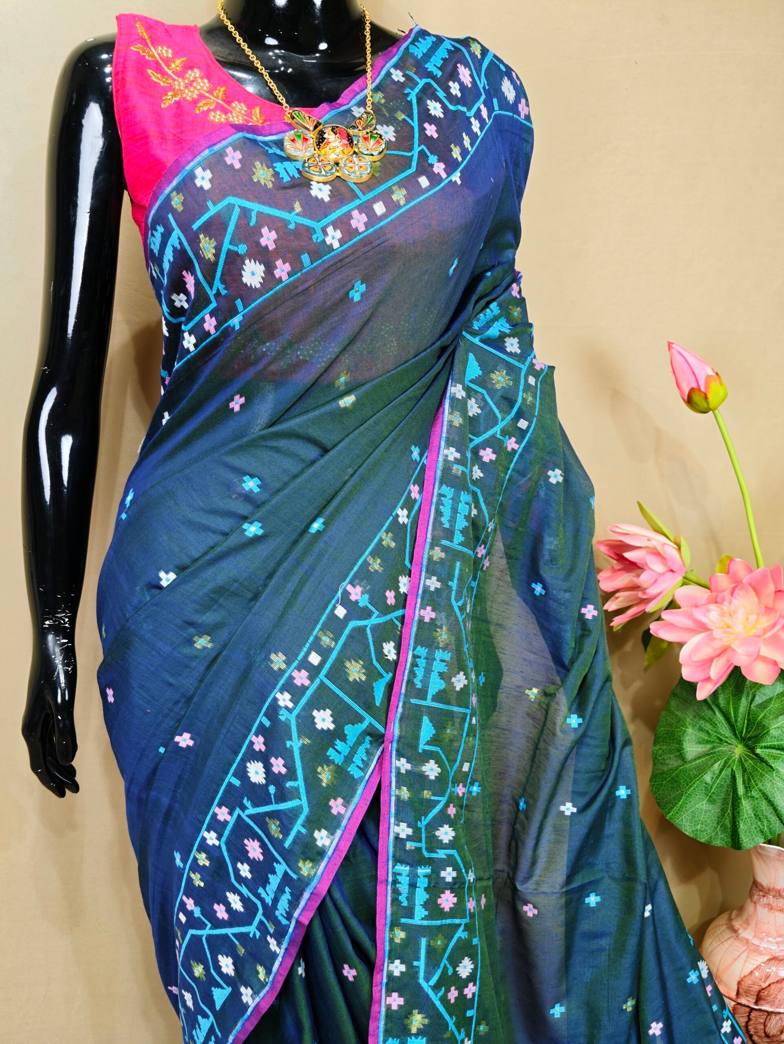 Mul Cotton Jamdani - Image 2
