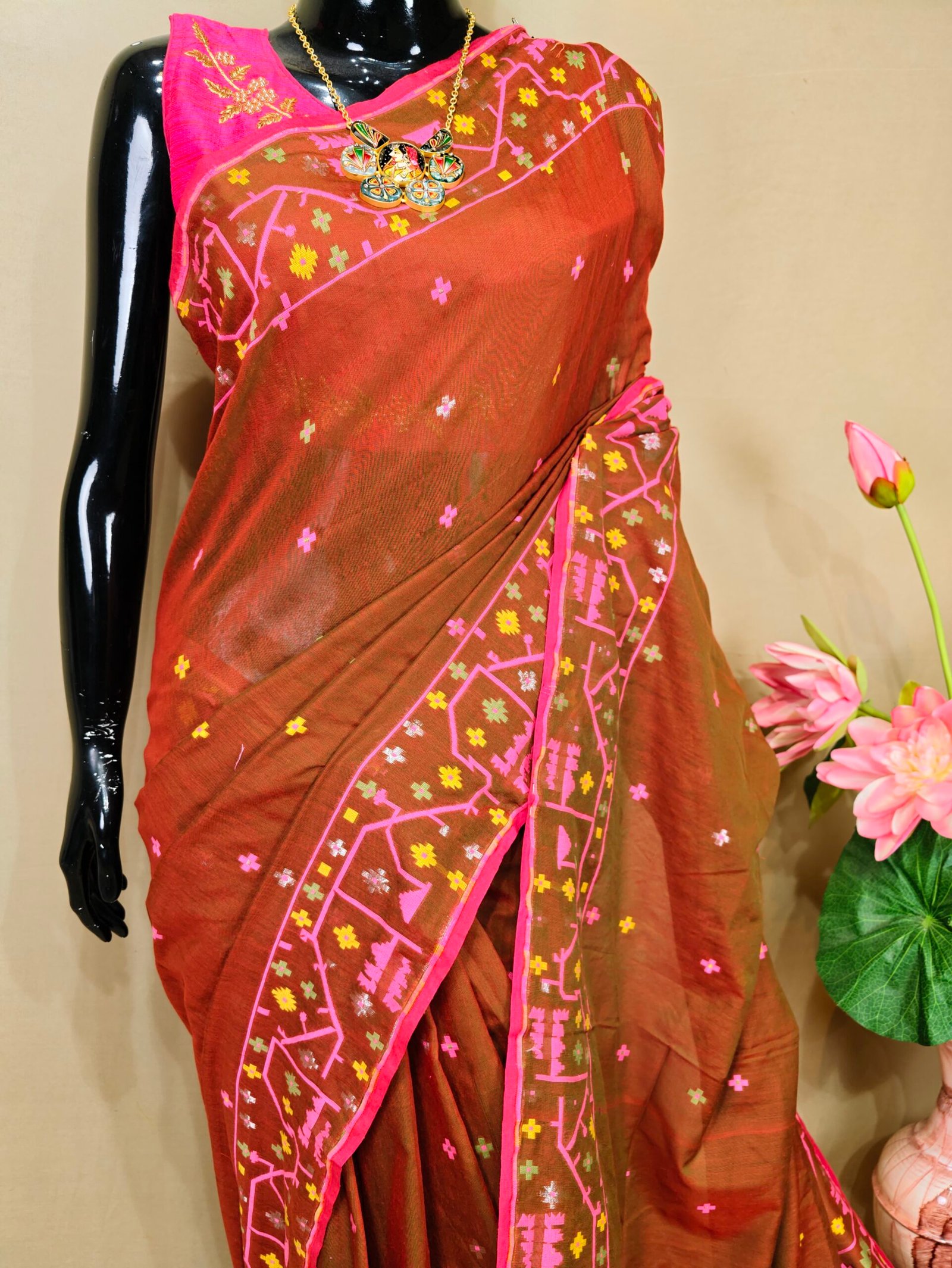 Mul Cotton Jamdani - Image 3