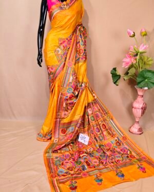 Batik Kantha Saree