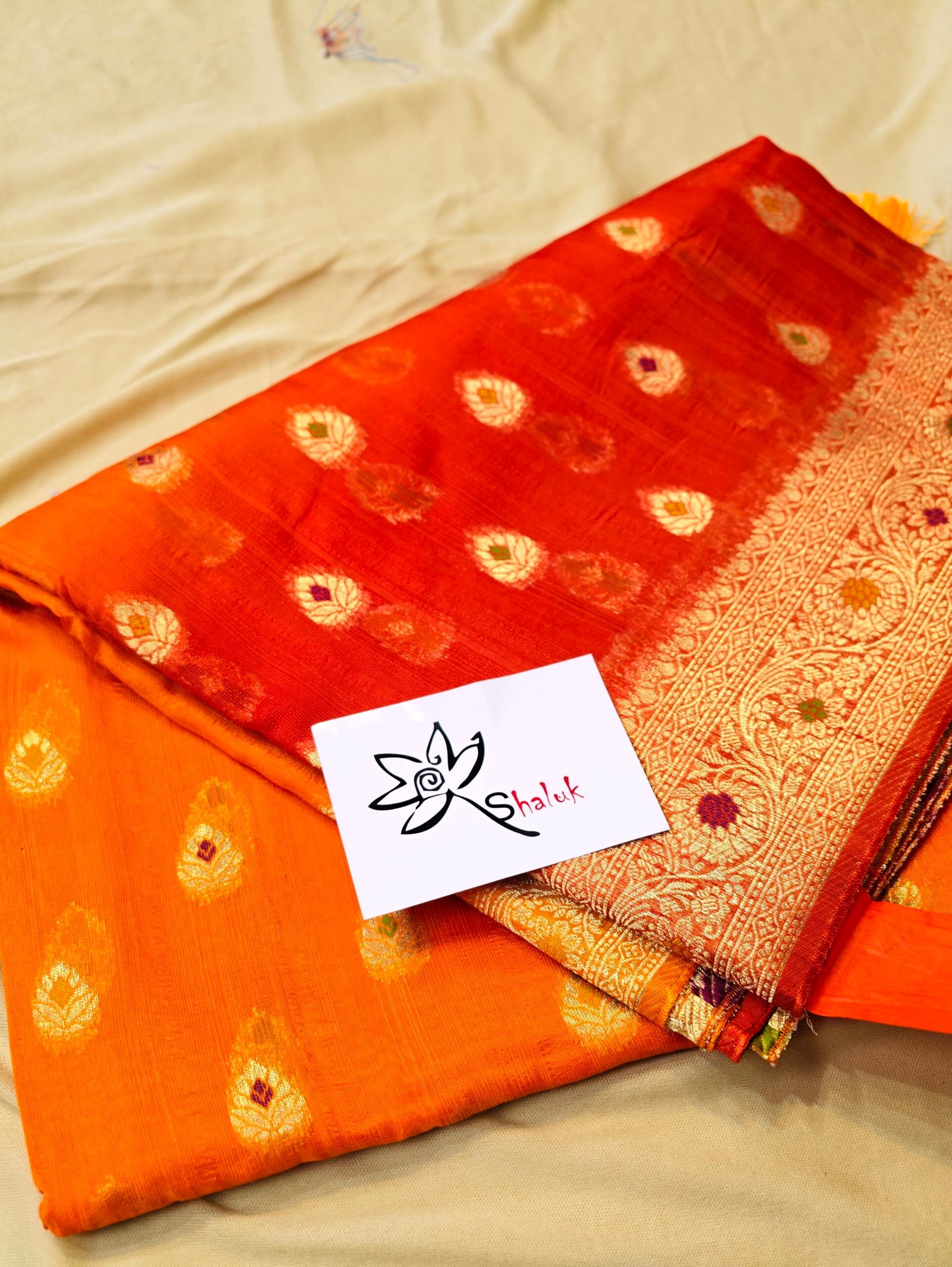Tussar Orgenza Saree - Image 4