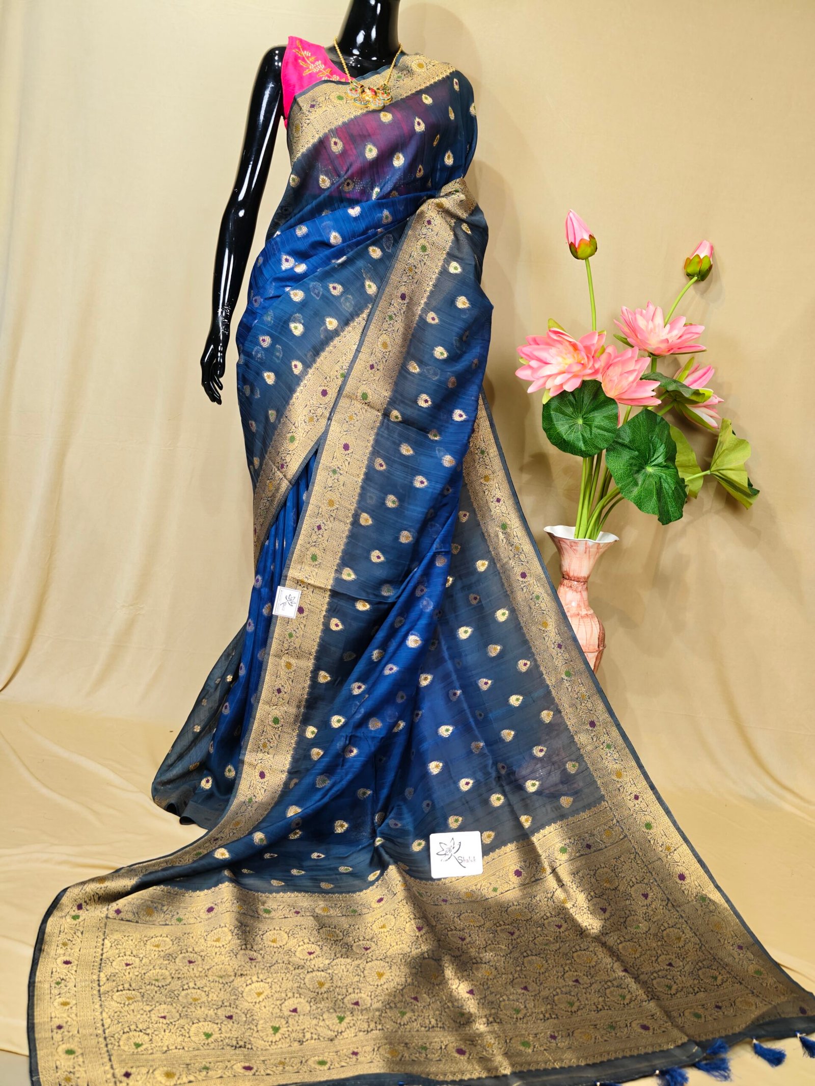 Tussar Orgenza Saree