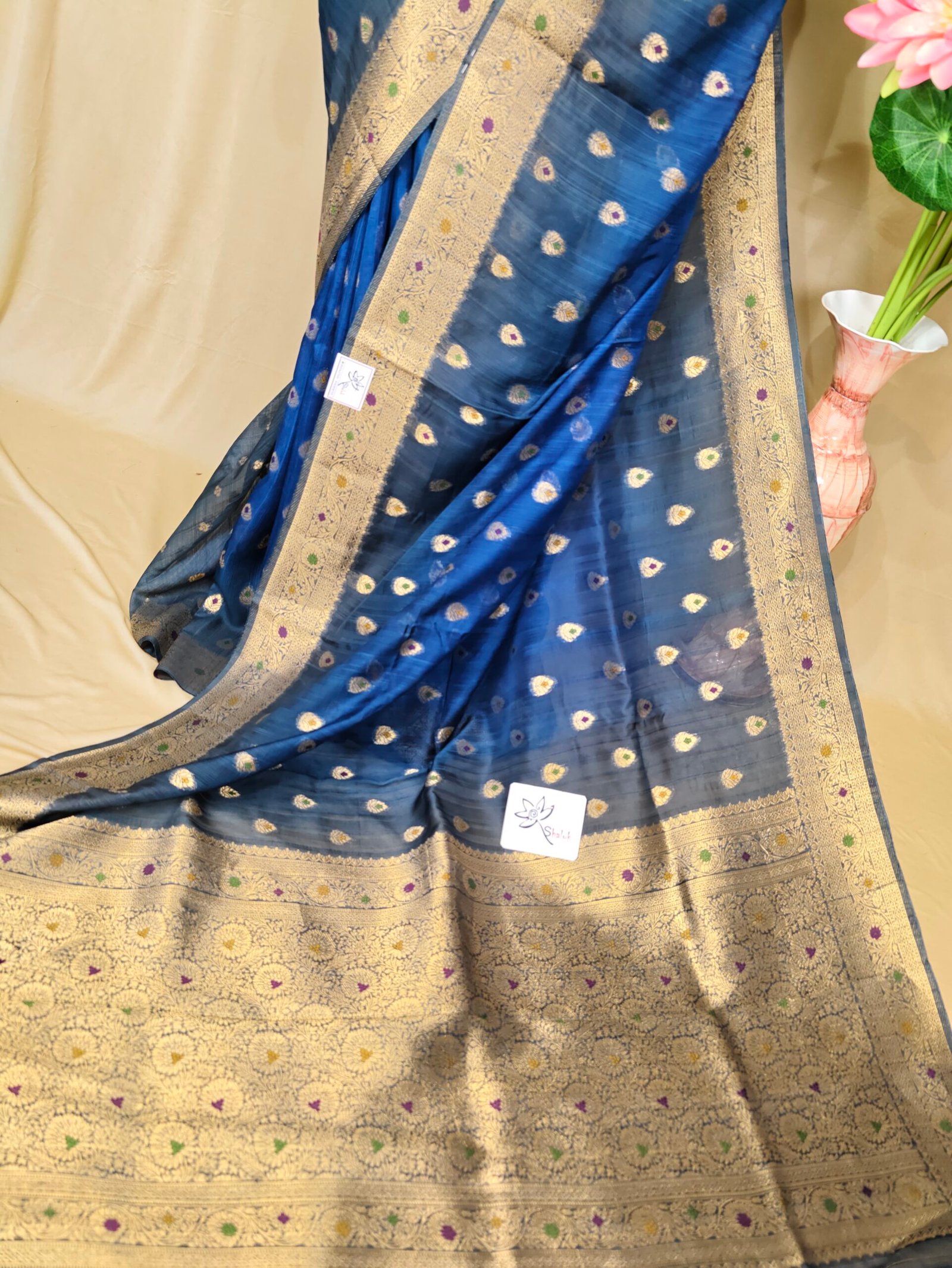 Tussar Orgenza Saree - Image 3