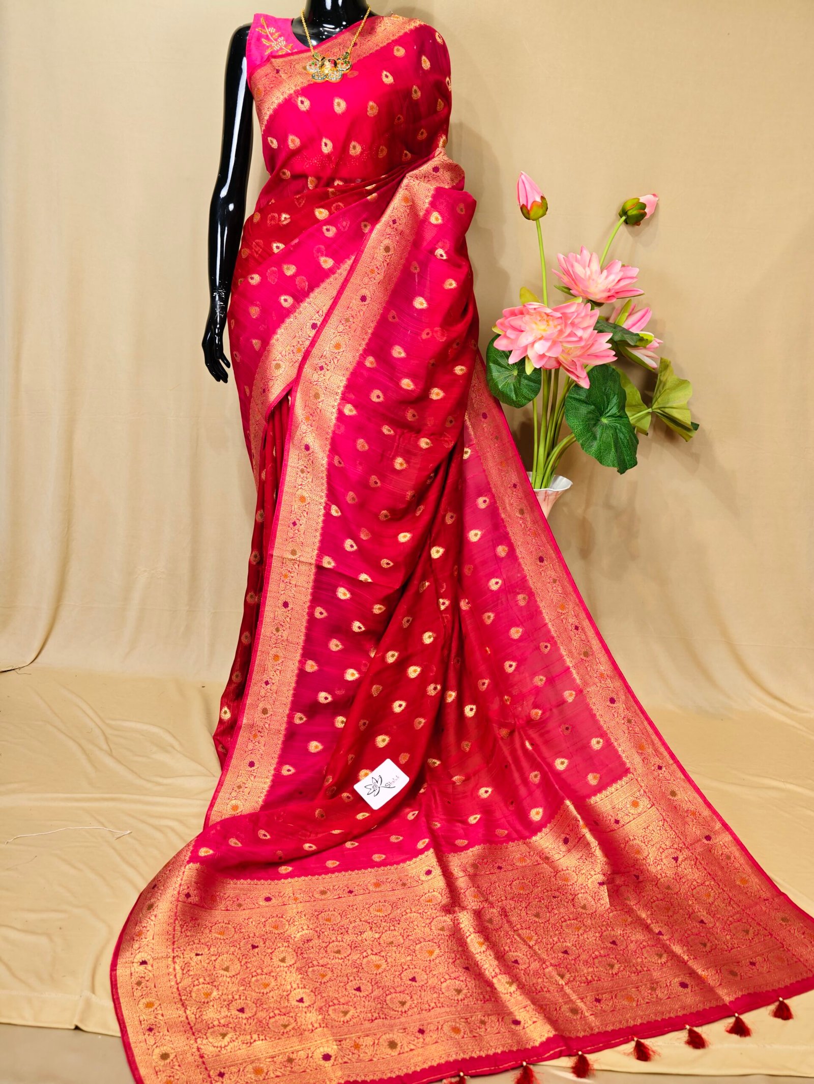 Tussar Orgenza Saree