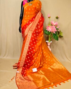 Tussar Orgenza Saree