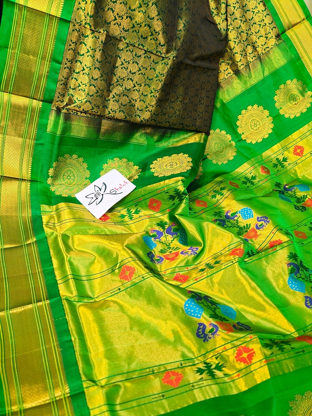 Pure Silk Paithani - Image 4