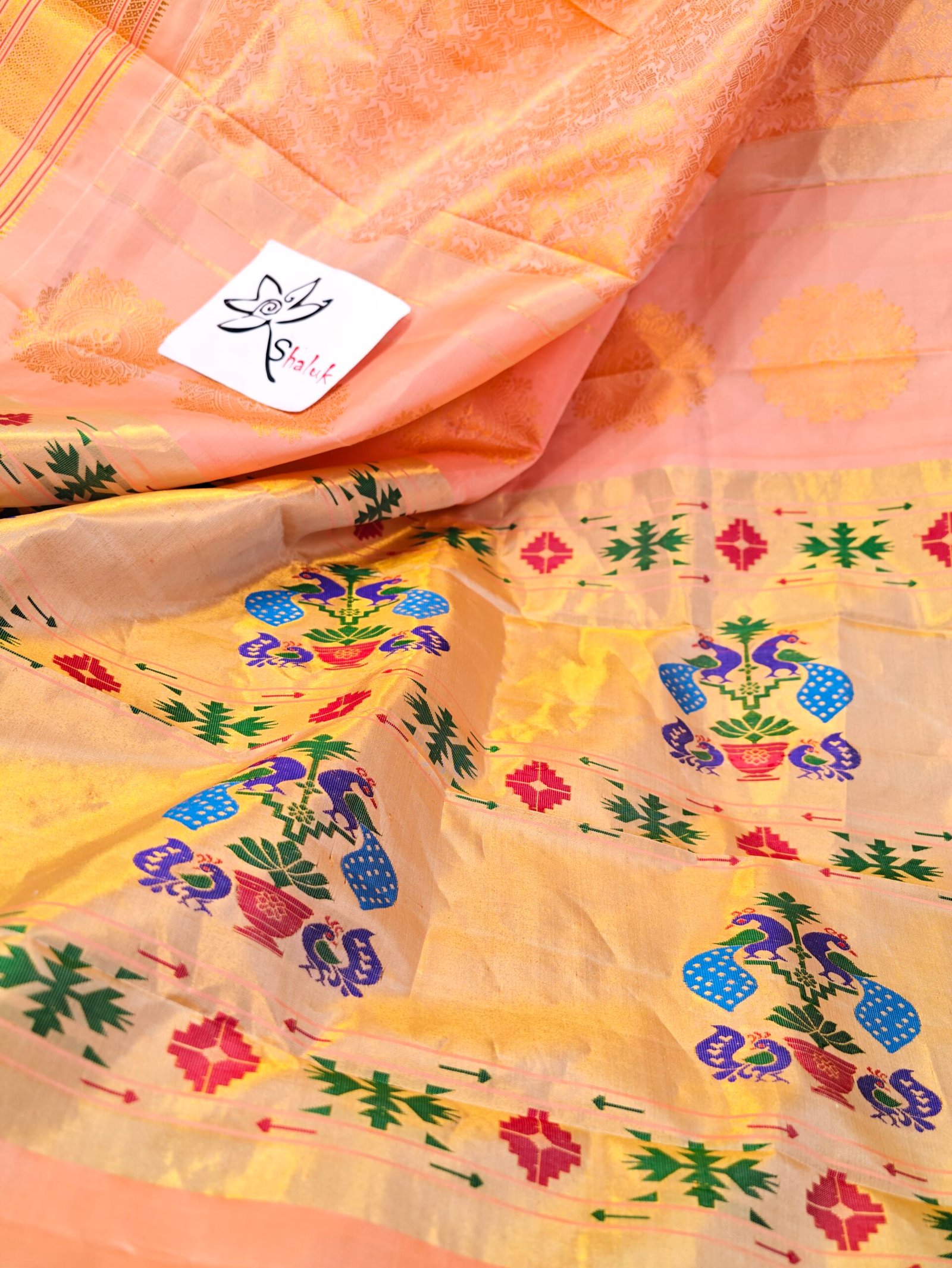 Pure Silk Paithani - Image 4