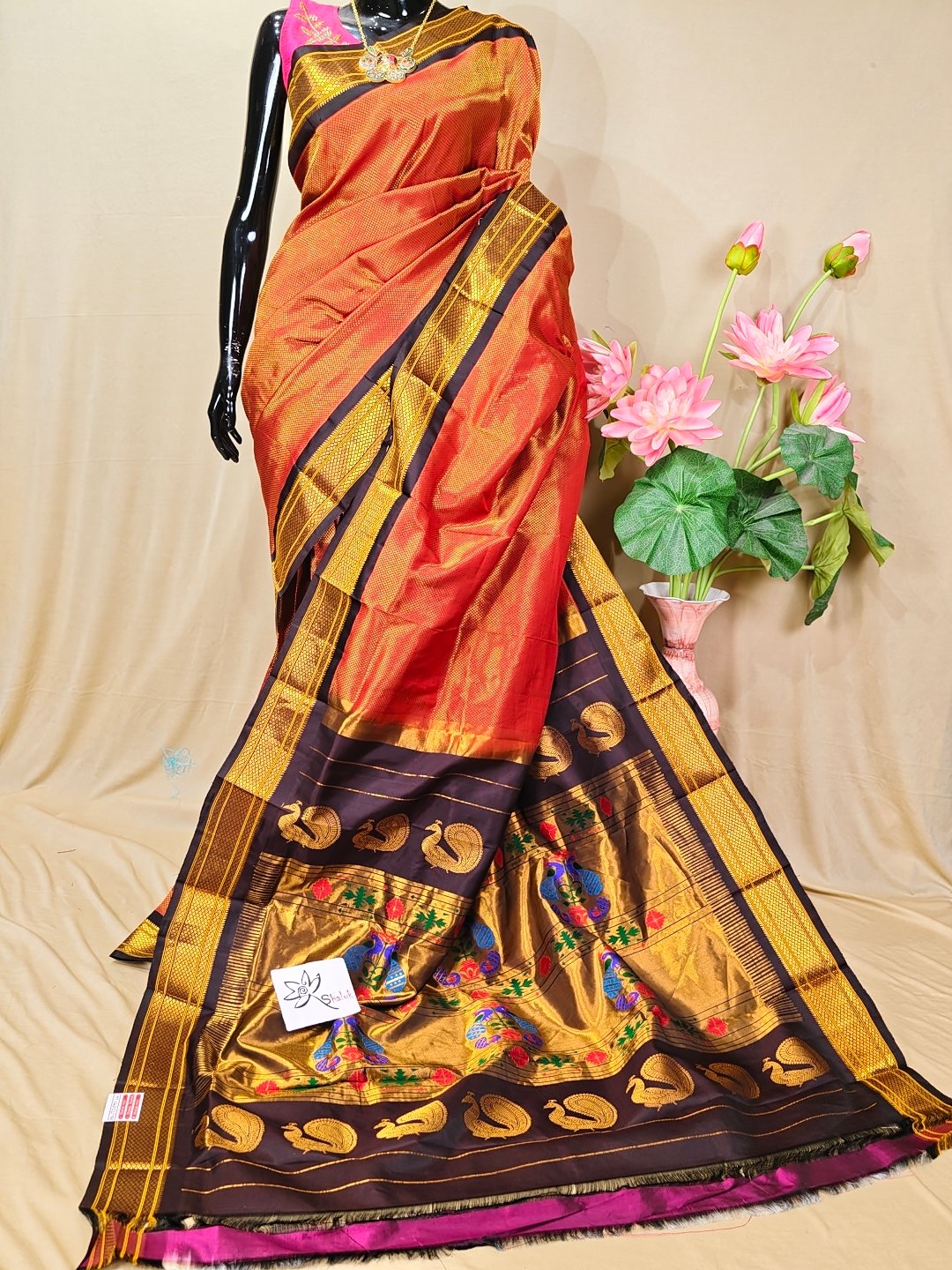 Pure Silk Paithani