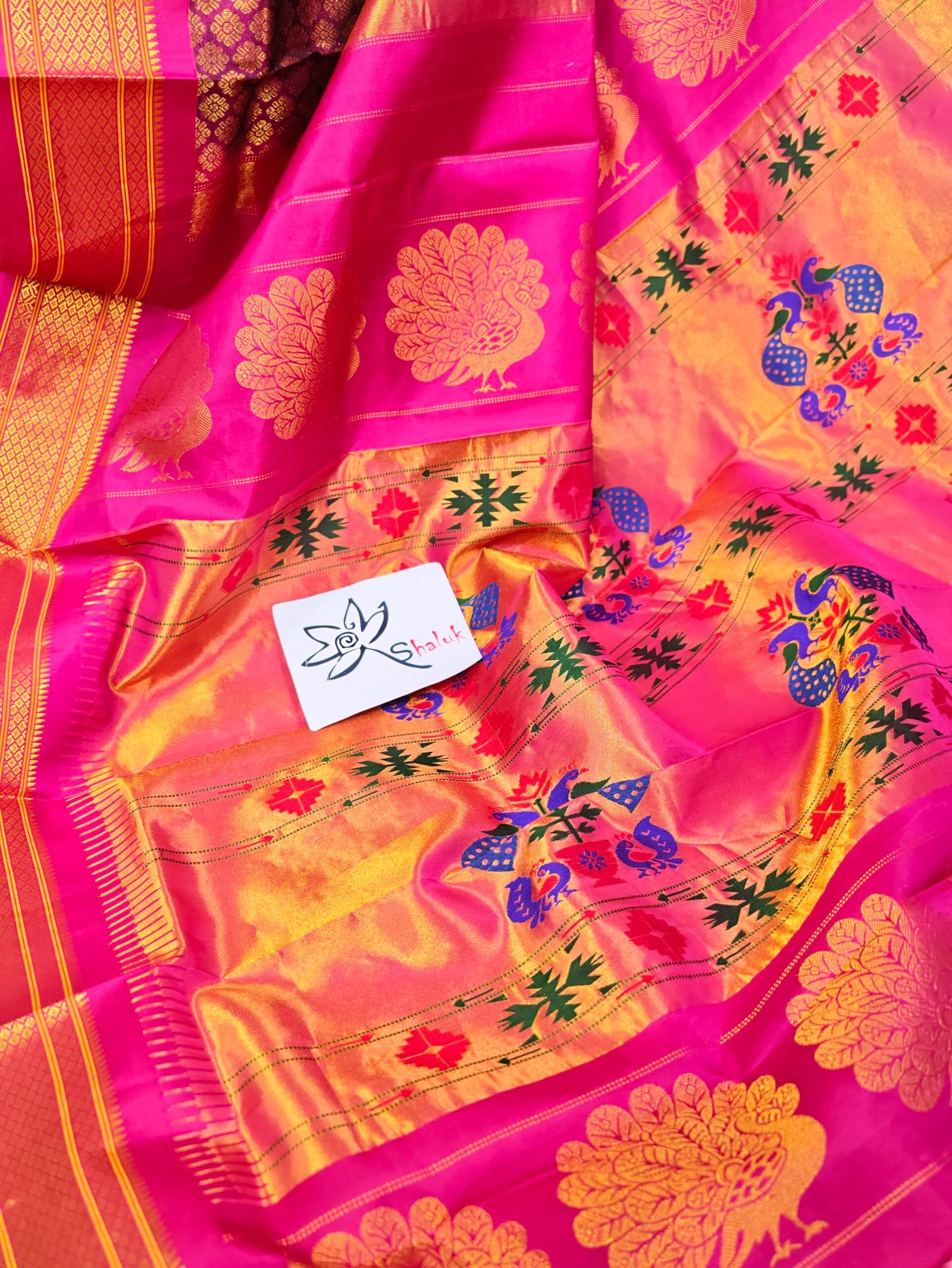 Pure Silk Paithani - Image 4