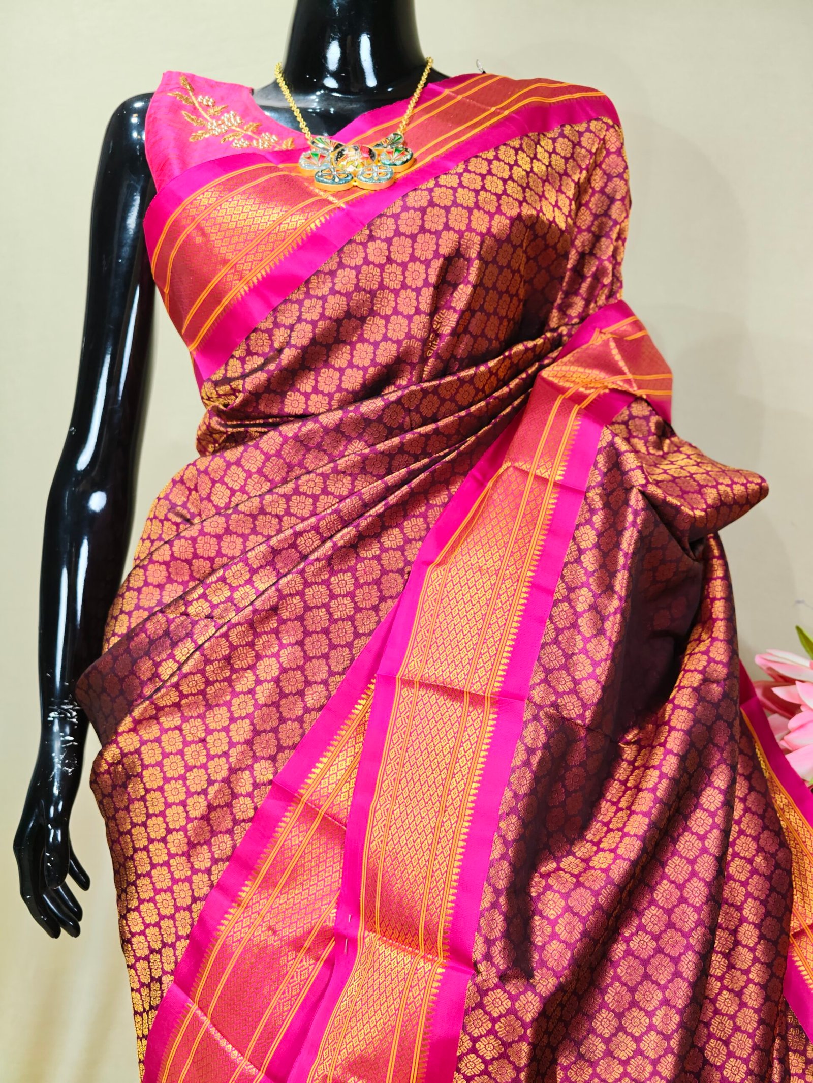 Pure Silk Paithani - Image 3