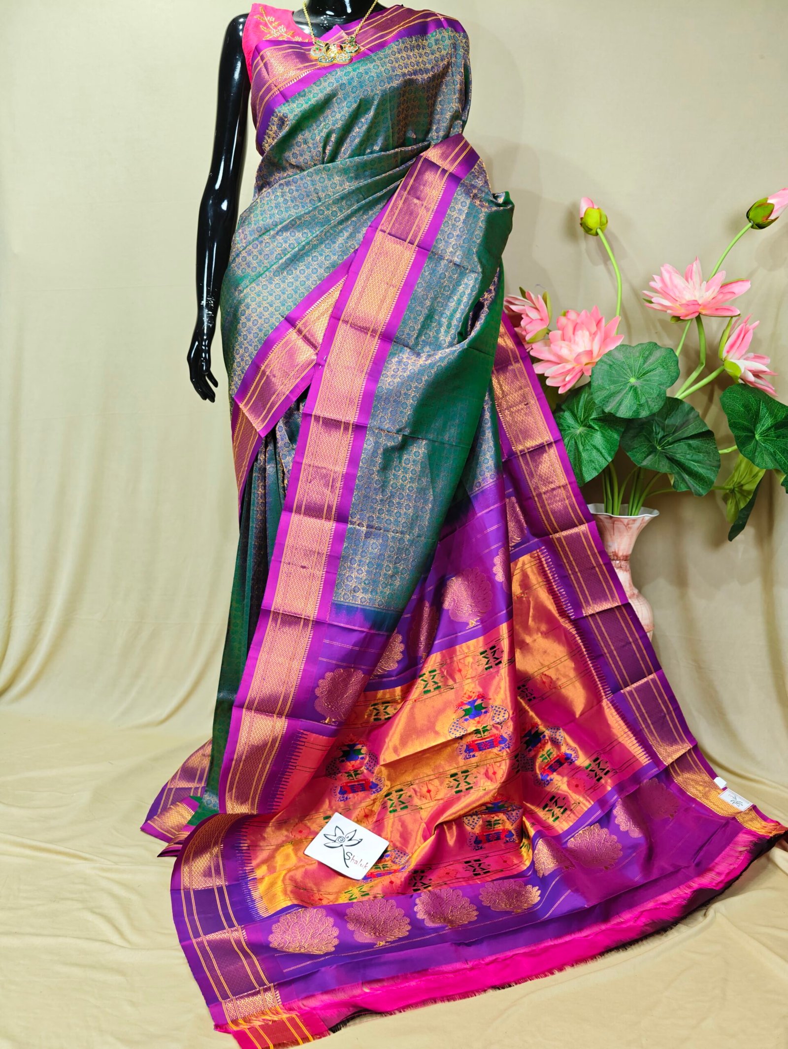 Pure Silk Paithani