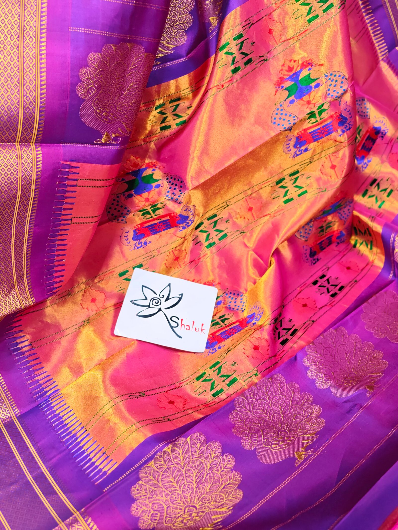 Pure Silk Paithani - Image 4