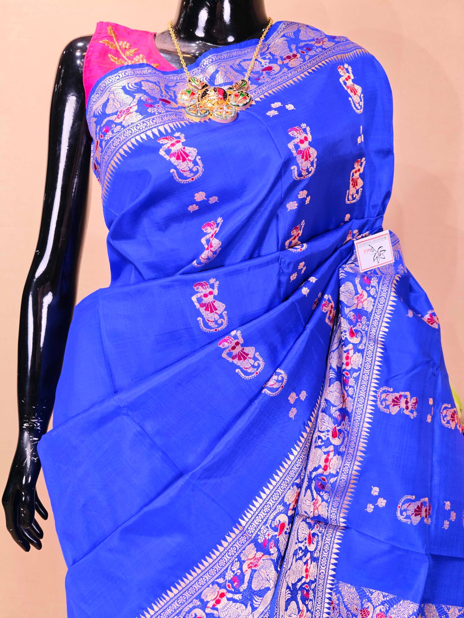 Pure Baluchari Saree - Image 2