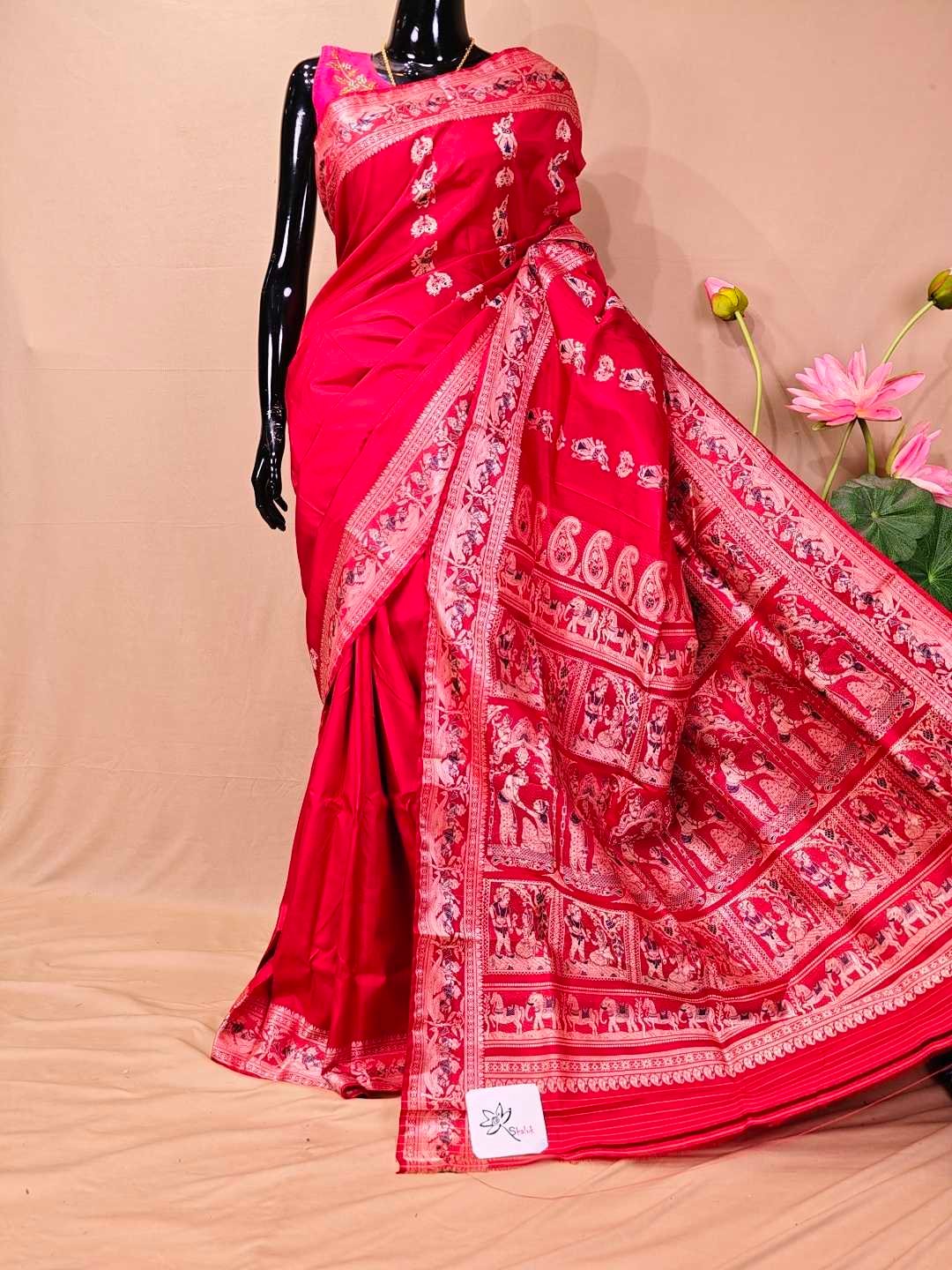 Pure Baluchari Saree
