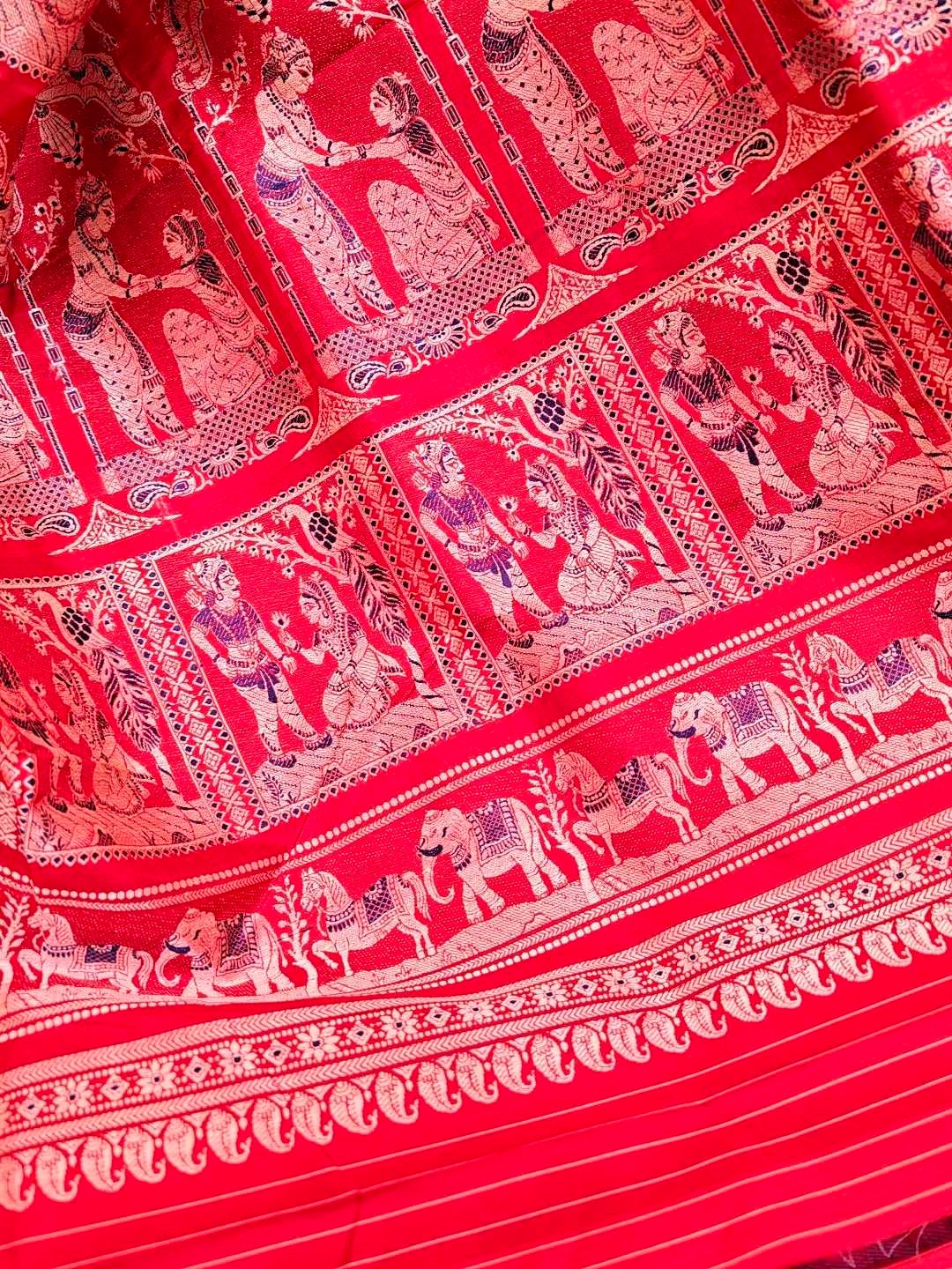 Pure Baluchari Saree - Image 2