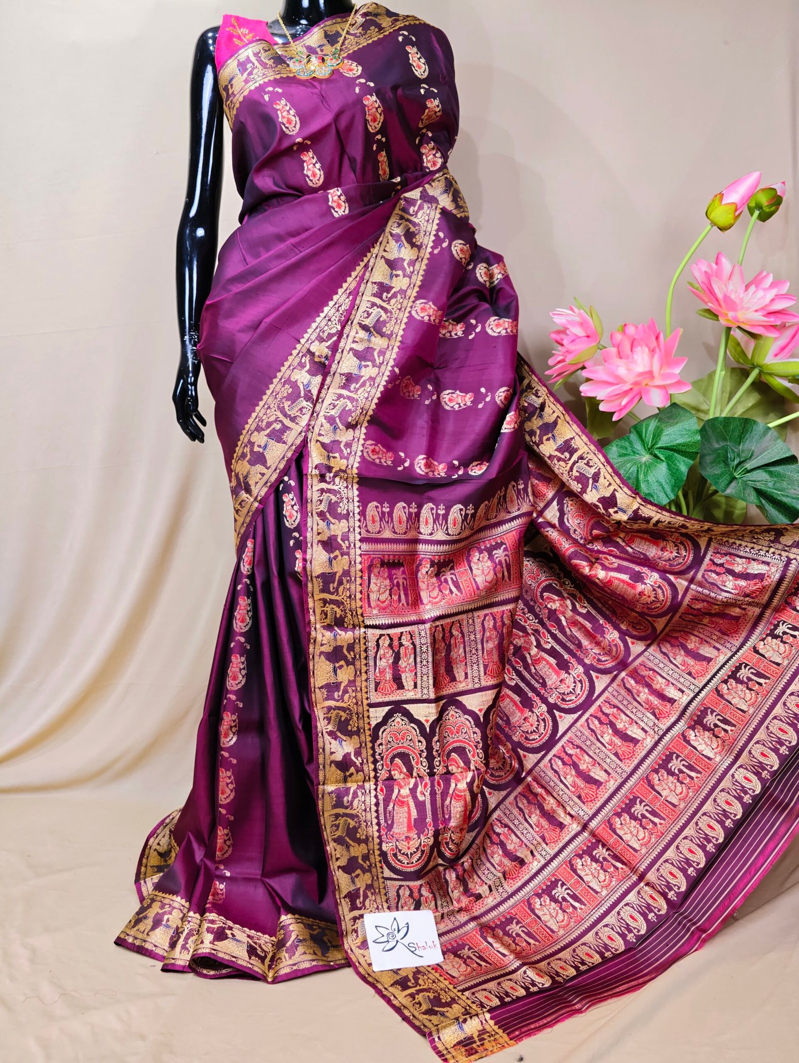 Pure Baluchari Saree