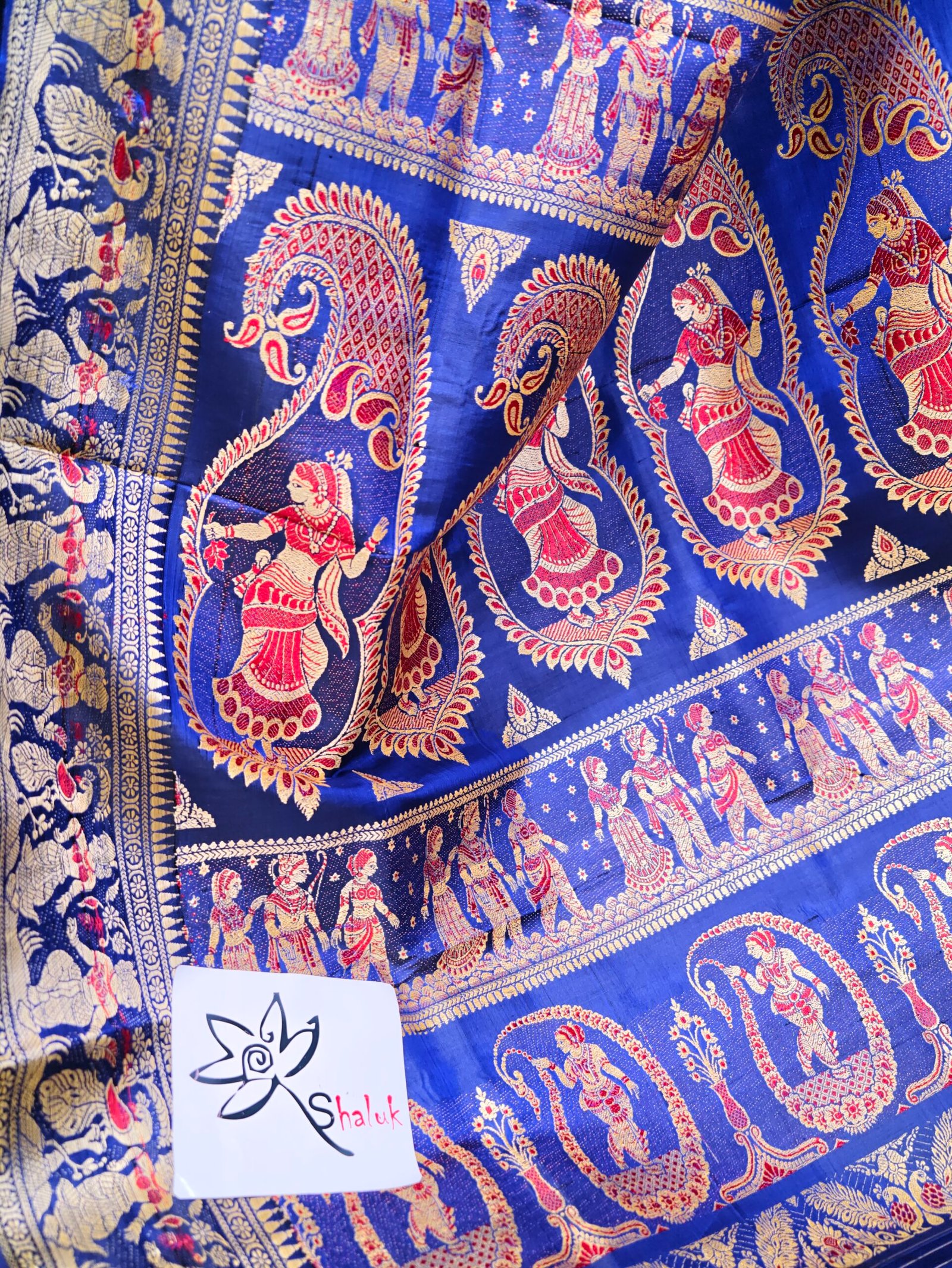 Pure Baluchari Saree - Image 2