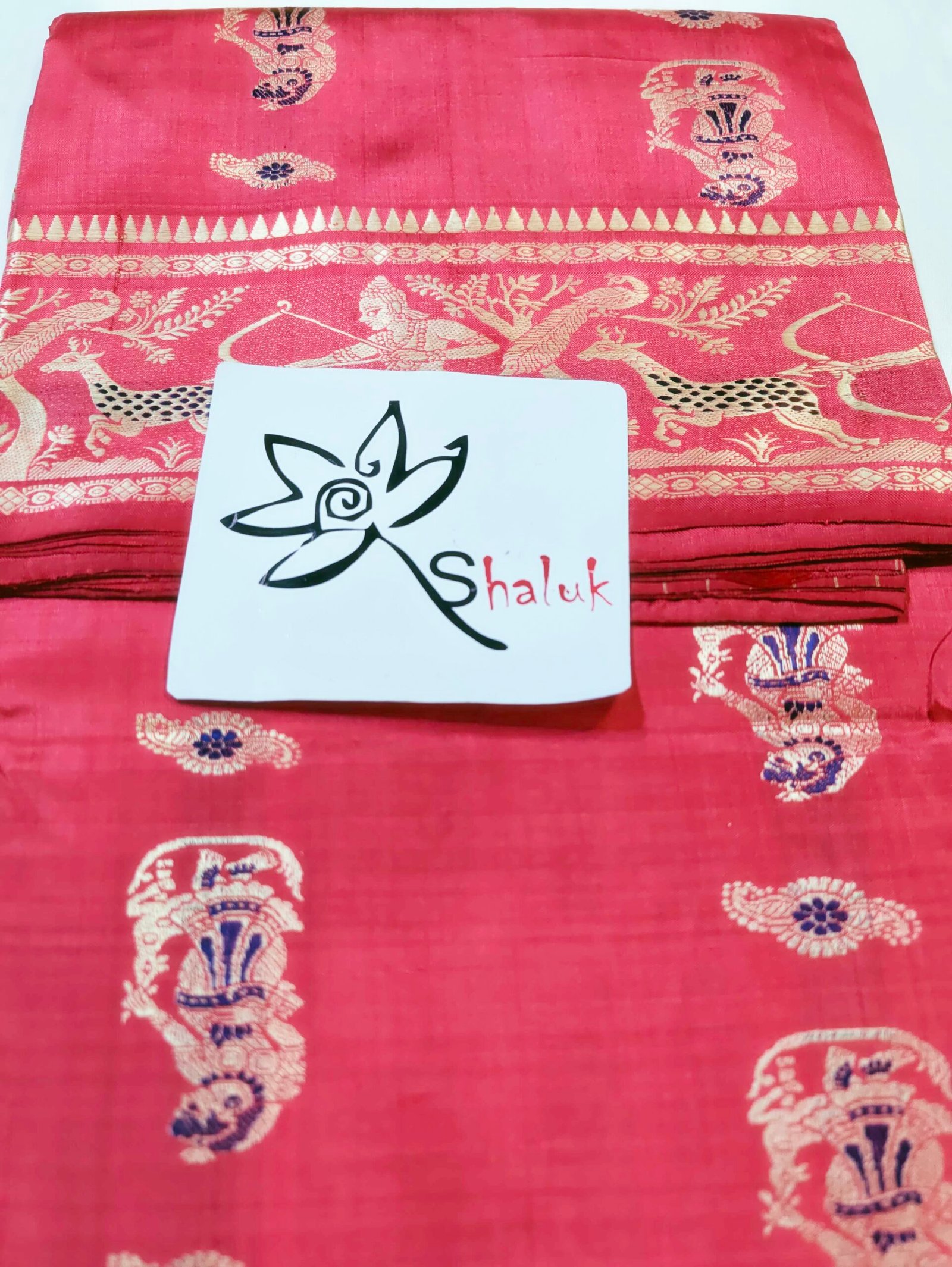 Pure Baluchari Saree - Image 5