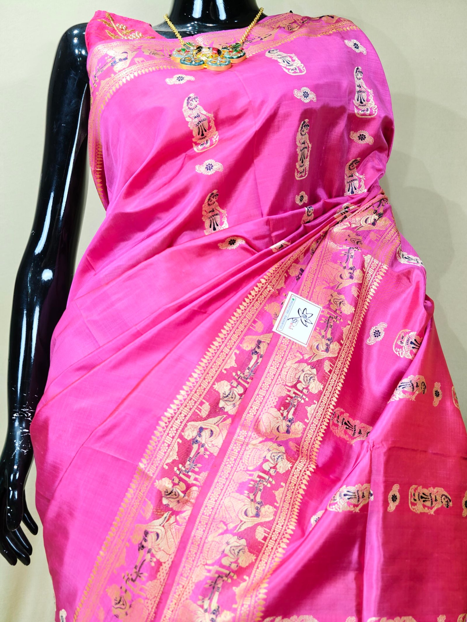 Pure Baluchari Saree - Image 3