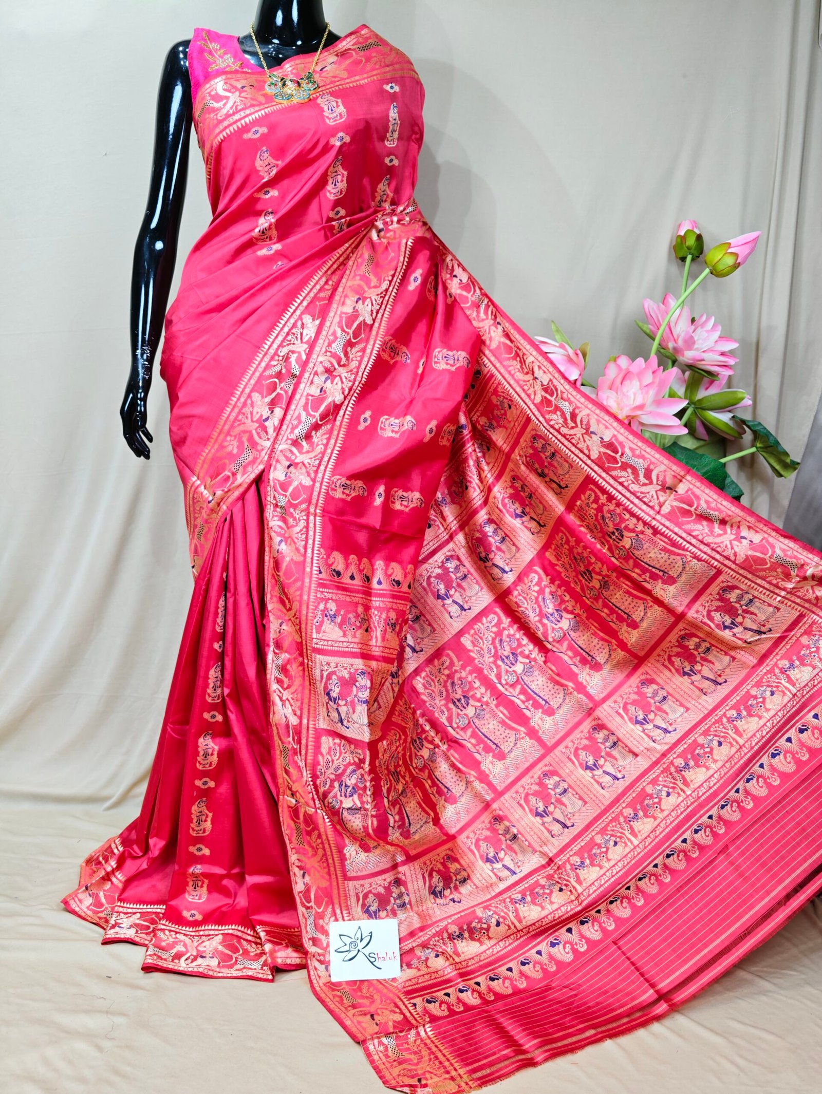 Pure Baluchari Saree